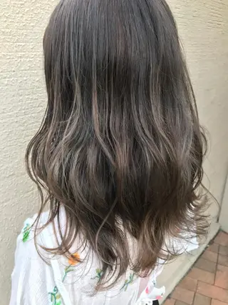 セミロング カラー 上條 航平のヘアスタイル