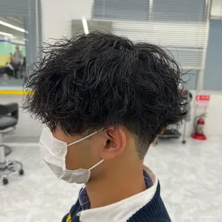 ショート カラー パーマ ヘアアレンジ メンズ キッズ ネイル マツエク・マツパ アイブロウ 🔷横浜1のパーマ 職人🔷将太郎のヘアスタイル