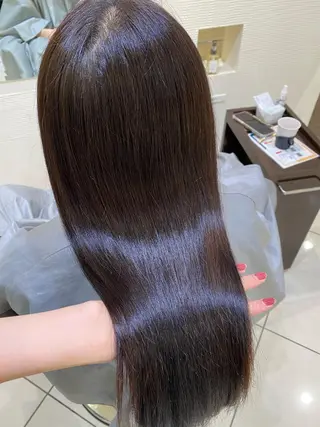 ロング カラー 銀座メンズ専門🖤 叶奈々のヘアスタイル