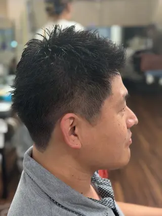 ショート メンズ 🌙𝑳𝑼𝑵𝑨 工藤/メンズ特化のヘアスタイル