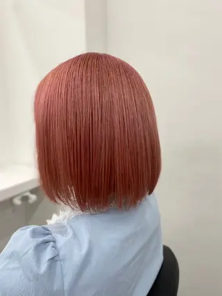 ショート カラー ヘアアレンジ 💖似合わせカラー ブリーチ💖レイヤーのヘアスタイル