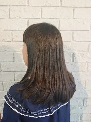 セミロング 田坂 真弓のヘアスタイル