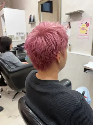 カラー メンズ &tigre 佐藤秀太のヘアスタイル