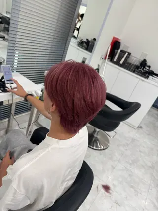 カラー うる艶ストレート♡透 明感カラー♡かずまるのヘアスタイル