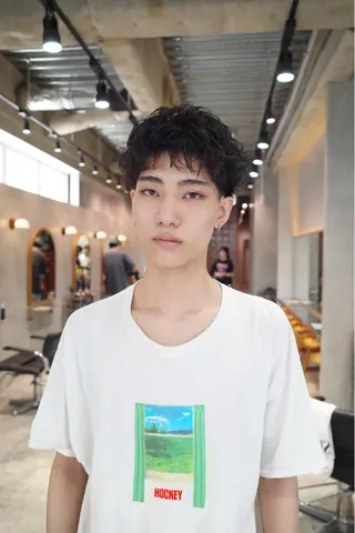 パーマ メンズ fifth 清水睦月のヘアスタイル