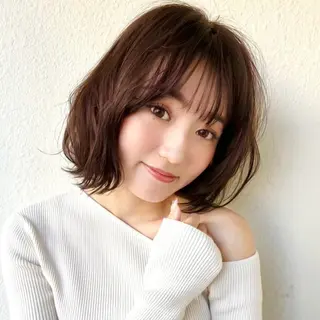 ミディアム 透明感カラー✨ よしの じろうのヘアスタイル
