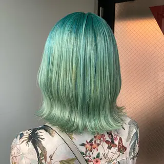 ミディアム カラー パーマ ヘアアレンジ メンズ キッズ ネイル マツエク・マツパ KANAMI 🌏のヘアスタイル