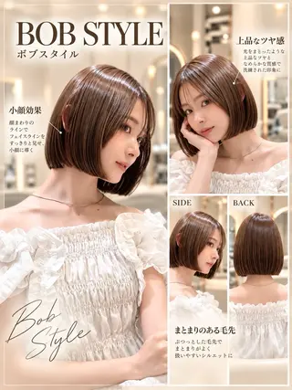 ショート カラー パーマ 🦋韓国風レイヤー/ 艶髪矯正🦋凛太郎のヘアスタイル