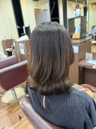 ミディアム カラー 仲井 充のヘアスタイル