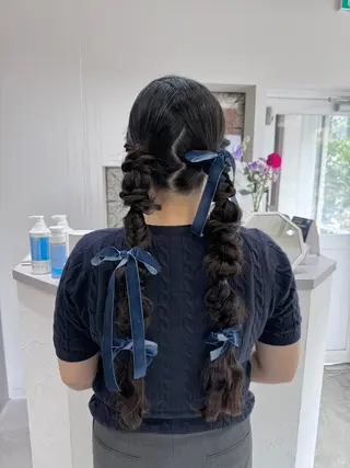 ロング 神谷 亜結美のヘアスタイル