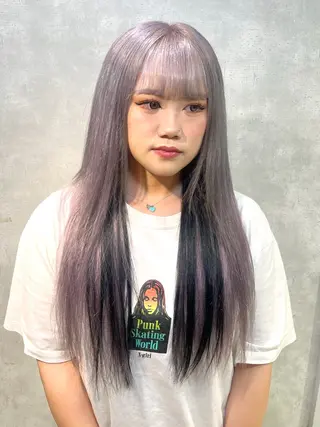ロング 新宿/ハイトーン/ シールエクステ 祐介のヘアスタイル