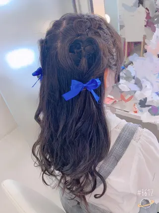 ロング ヘアアレンジ Mila Akariのヘアスタイル