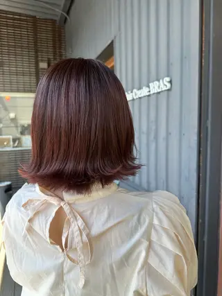ショート BRAS岸和田 /質感再生/赤み消しのヘアスタイル