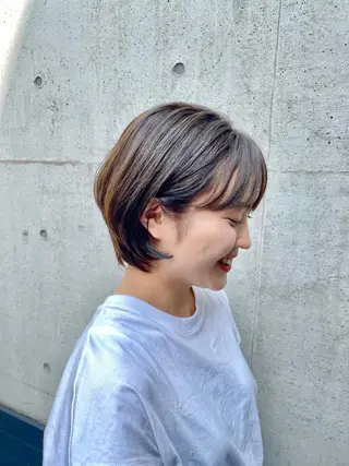 ショート カラー ご新規様限定 透明感カラーKANAのヘアスタイル