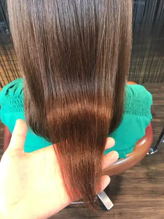 ロング カラー 縮毛矯正/ 髪質改善 /ショート 圍 崇行のヘアスタイル