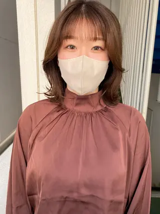 ミディアム カラー 無料カットモデル募集 🌱ひょうがのヘアスタイル