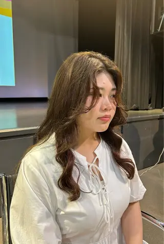 セミロング パーマ 【23時まで営業】 酒井啓佑のヘアスタイル