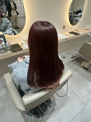 ロング カラー 🍇aiko🥣 透明感カラー/つや感のヘアスタイル