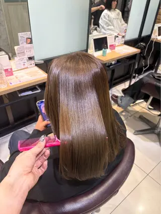 ロング 赤み消し艶カラー🍀 DAIGOのヘアスタイル