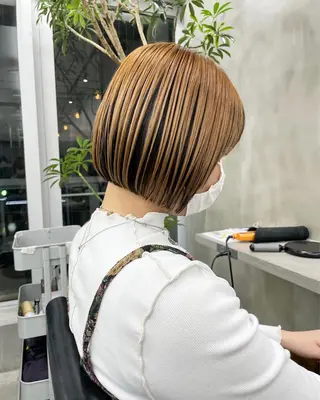 ショート カラー 華 /ショート/ボブのヘアスタイル