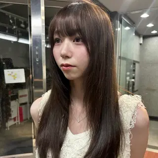 ロング カラー 佐川 寧音　《パーマ》のヘアスタイル