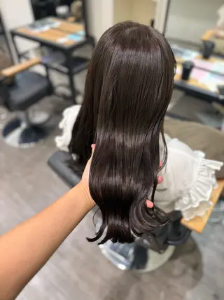 ロング 艶髪レイヤー上田 紗也🇰🇷💗のヘアスタイル