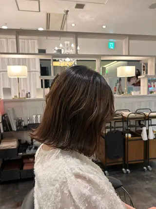 ミディアム ボブ、ミディアム、シ ョート、杉田啓祐のヘアスタイル