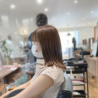 ミディアム カラー 佐藤 剛のヘアスタイル