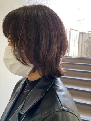 ショート カラー 💫お呼ばれヘア💫 men's✨ともえ✨のヘアスタイル