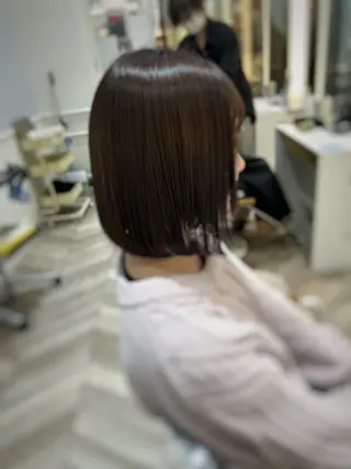ショート カラー 淡路上新庄/髪質改善 .艶カラー/野口春貴のヘアスタイル