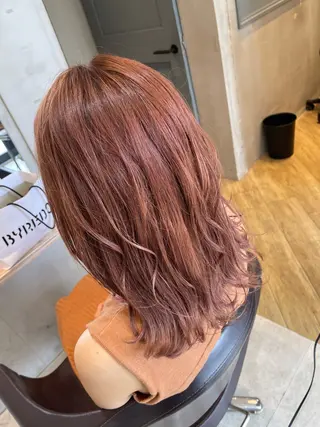 ミディアム カラー 塚本 昂のヘアスタイル