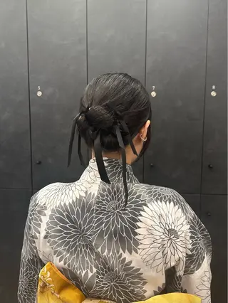 ミディアム ヘアアレンジ 銀座/ヘアセット/ 島村美帆のヘアスタイル