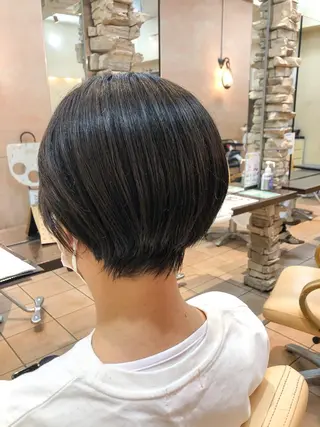 ショート 髪質改善ストレート ⚡️下ノ村柊斗⚡️のヘアスタイル