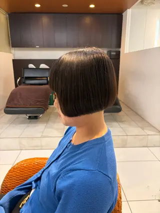 ショート 🎧ayaka/ボブ /透明感カラー🩵のヘアスタイル