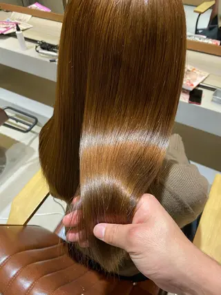 ロング カラー ヘアアレンジ ネイル マツエク・マツパ 夜23時まで予約🉑 reverieあきらのヘアスタイル