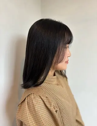 ミディアム カラー 🍊暖色カラー /ボブ/kanonのヘアスタイル