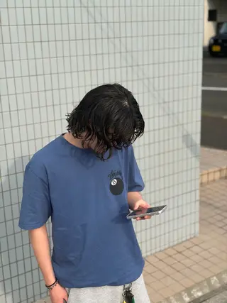 ロング パーマ メンズ 高橋 怜玖/仙台/長町のヘアスタイル