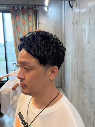 ショート パーマ ヘアアレンジ メンズ 🍀Ryosuke 🍀のヘアスタイル