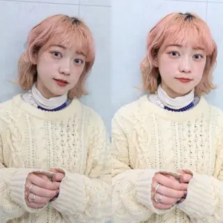ショート カラー パーマ ❇️安達 優心❇️ レイヤー/艶髪特化のヘアスタイル