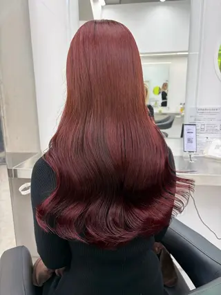 ロング 🍒韓国y2k暖色 NO.1🍒REAのヘアスタイル