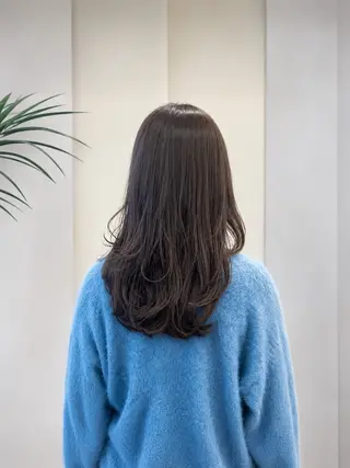 セミロング カラー glad/miki/ 透明感カラーのヘアスタイル