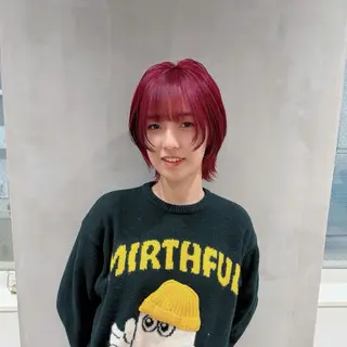 カラー ハイトーン/レイヤー しゅーたのヘアスタイル
