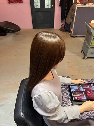 ロング カラー 藤野 海翔のヘアスタイル