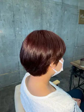 ショート カラー 高橋 華のヘアスタイル
