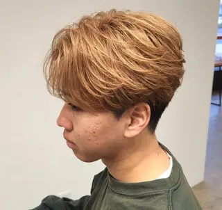 ショート パーマ メンズ カラー 【イケメン風パーマ】 SHOFYのヘアスタイル