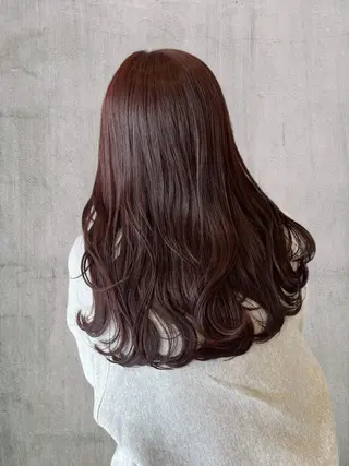 セミロング 松岡 結颯のヘアスタイル