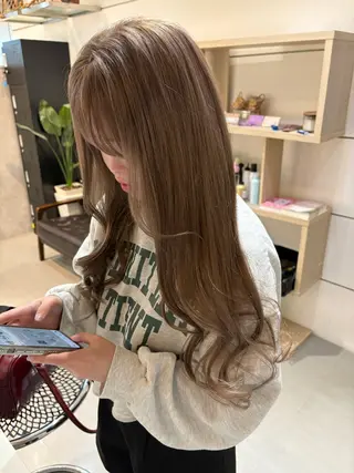 ロング chic 有山 美瑠のヘアスタイル