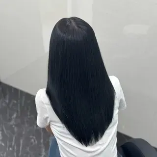 ロング カラー パーマ ヘアアレンジ メンズ キッズ 髪質改善Ⅰ透明感 艶カラーⅠたつやのヘアスタイル