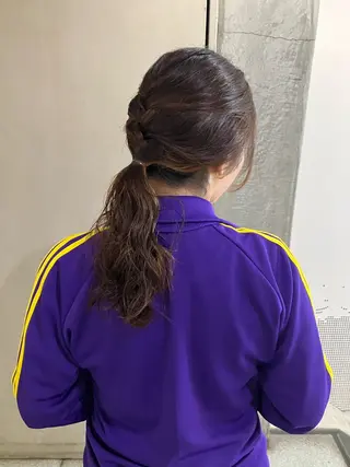 ミディアム ヘアアレンジ 清村 和音のヘアスタイル