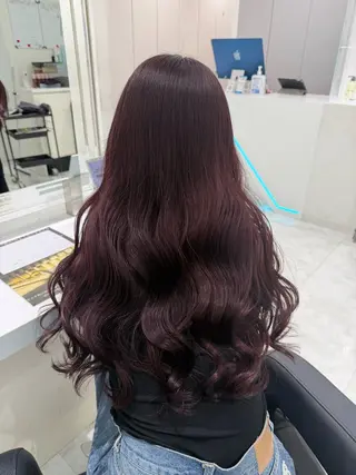 セミロング カラー ブリーチなし暖色特化 ❤️kanata❤️のヘアスタイル